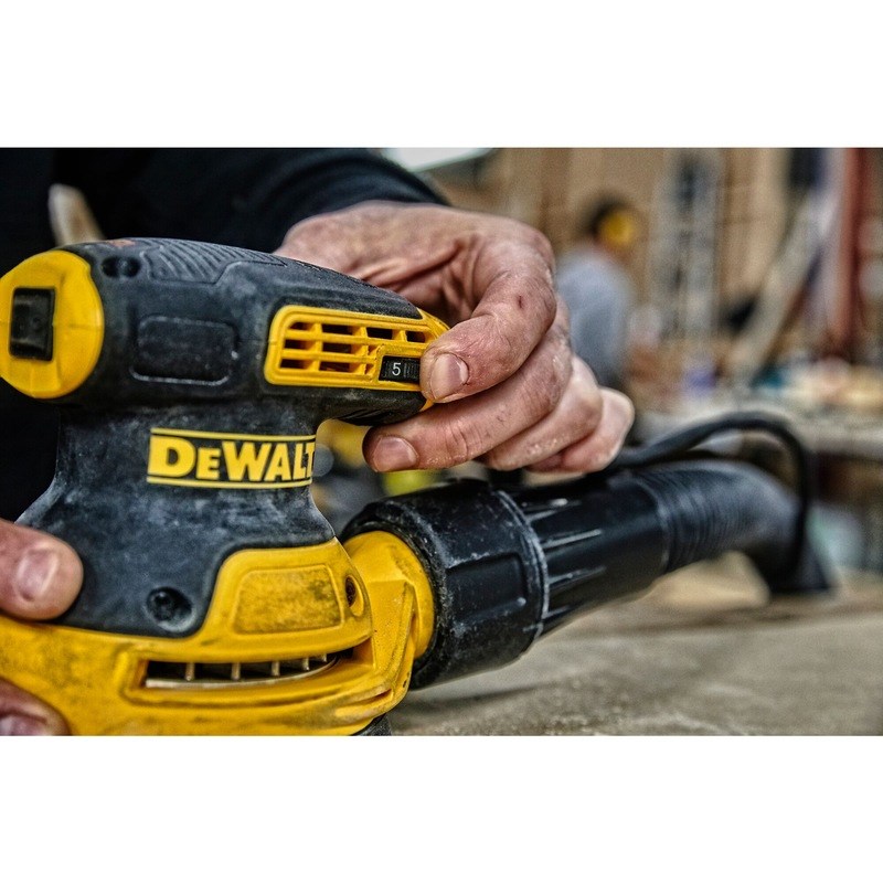 DeWALT DWE6423-QS portable sander Orbital sander 12000 OPM Black  Yellow 280 W