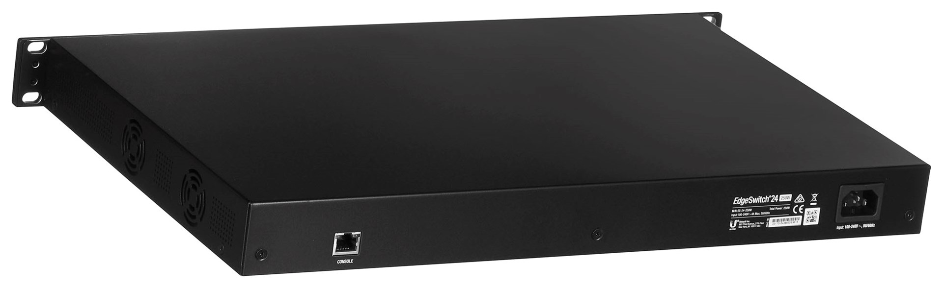 Ubiquiti ES-24-250W network switch Managed L2/L3 Gigabit Ethernet (10/100/1000) Power over Ethernet (PoE) 1U Black