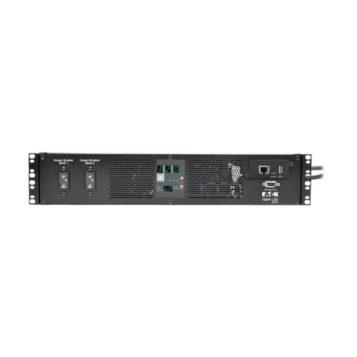 Tripp Lite PDUMH32HVATNET 7.7kW Single-Phase Switched Automatic Transfer Switch PDU, Two 200-240V IEC309 32A Blue Inputs, 16-C13 2-C19 Outlets, 2U, TAA