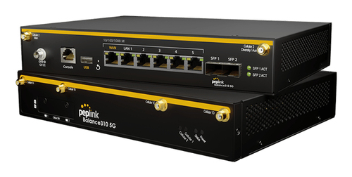 Peplink Balance 310 5G wired router Gigabit Ethernet Black