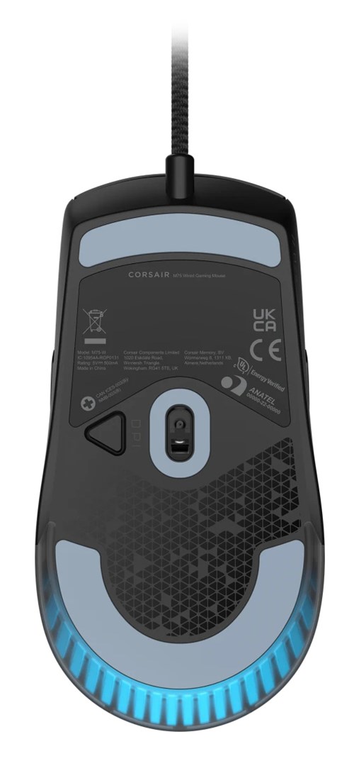Corsair M75 Lightweight RGB mouse Gaming USB Type-A Optical 26000 DPI
