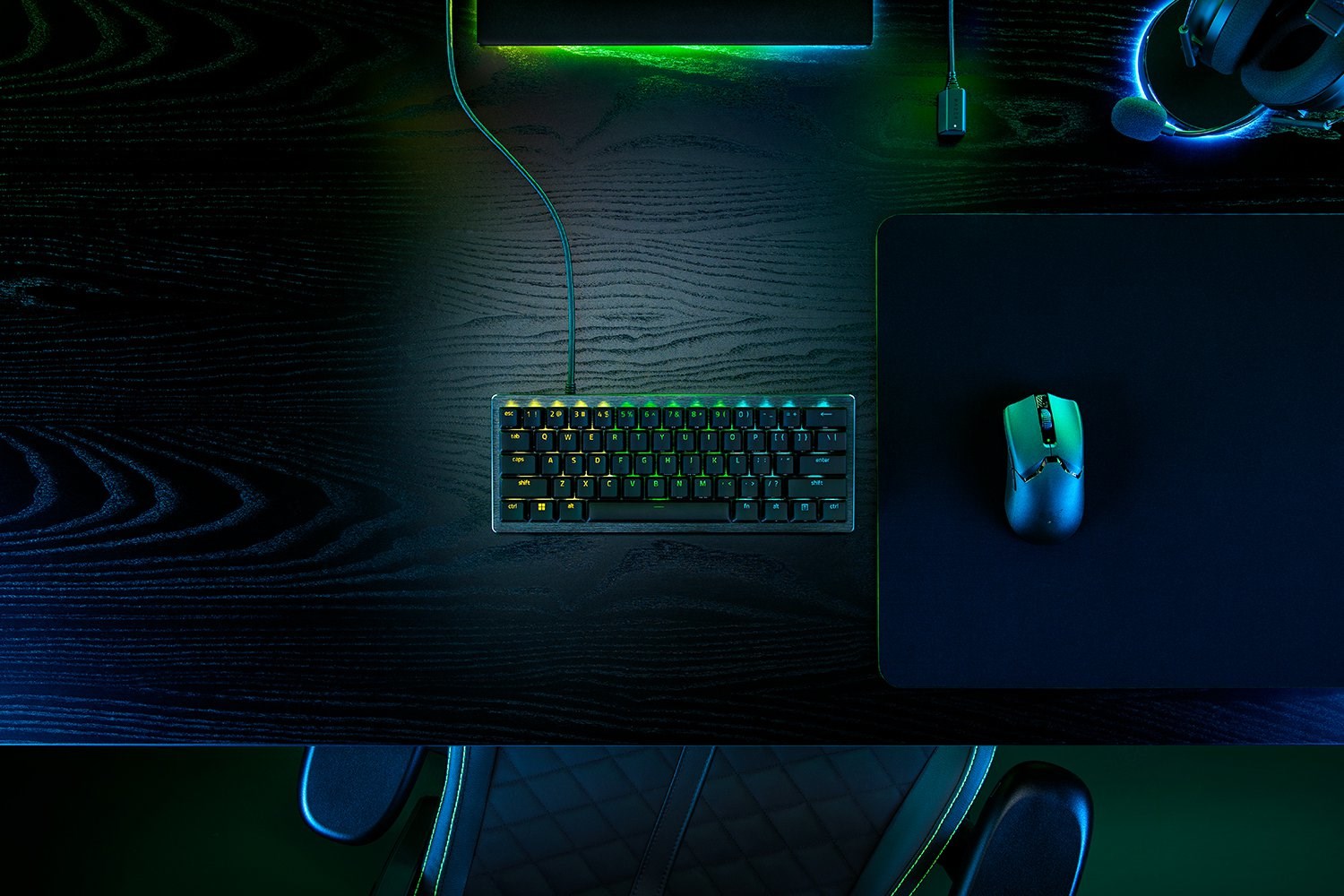 Razer Huntsman V3 Pro Mini keyboard Gaming USB QWERTZ German Black