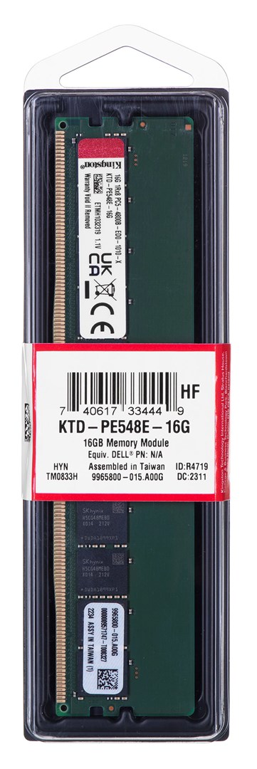 Kingston Technology KTD-PE548E-16G memory module 16 GB 1 x 16 GB DDR5 ECC