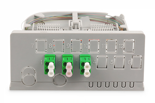 Digitus Ftth Home Distribution Unit, 3 x LC/APC duplex
