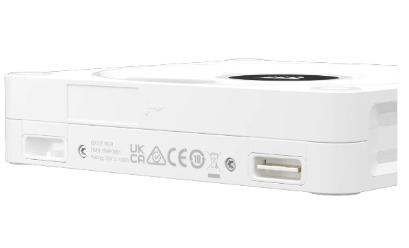 Corsair CO-9051005-WW computer cooling system Computer case Fan 12 cm White 1 pc(s)