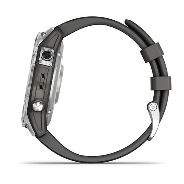 Garmin fenix 7 3.3 cm (1.3") MIP 47 mm Digital 260 x 260 pixels Touchscreen Silver Wi-Fi GPS (satellite)