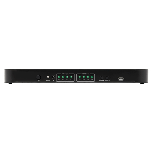 Tripp Lite B118-2X4-4K-A 4x2 HDMI Matrix Switch/Splitter with Audio Extractor - 4K 60 Hz, IR Control, HDCP 2.2, 4:4:4