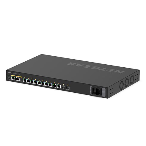 NETGEAR M4250-10G2XF-PoE++ Managed L2/L3 Gigabit Ethernet (10/100/1000) Power over Ethernet (PoE) 1U Black