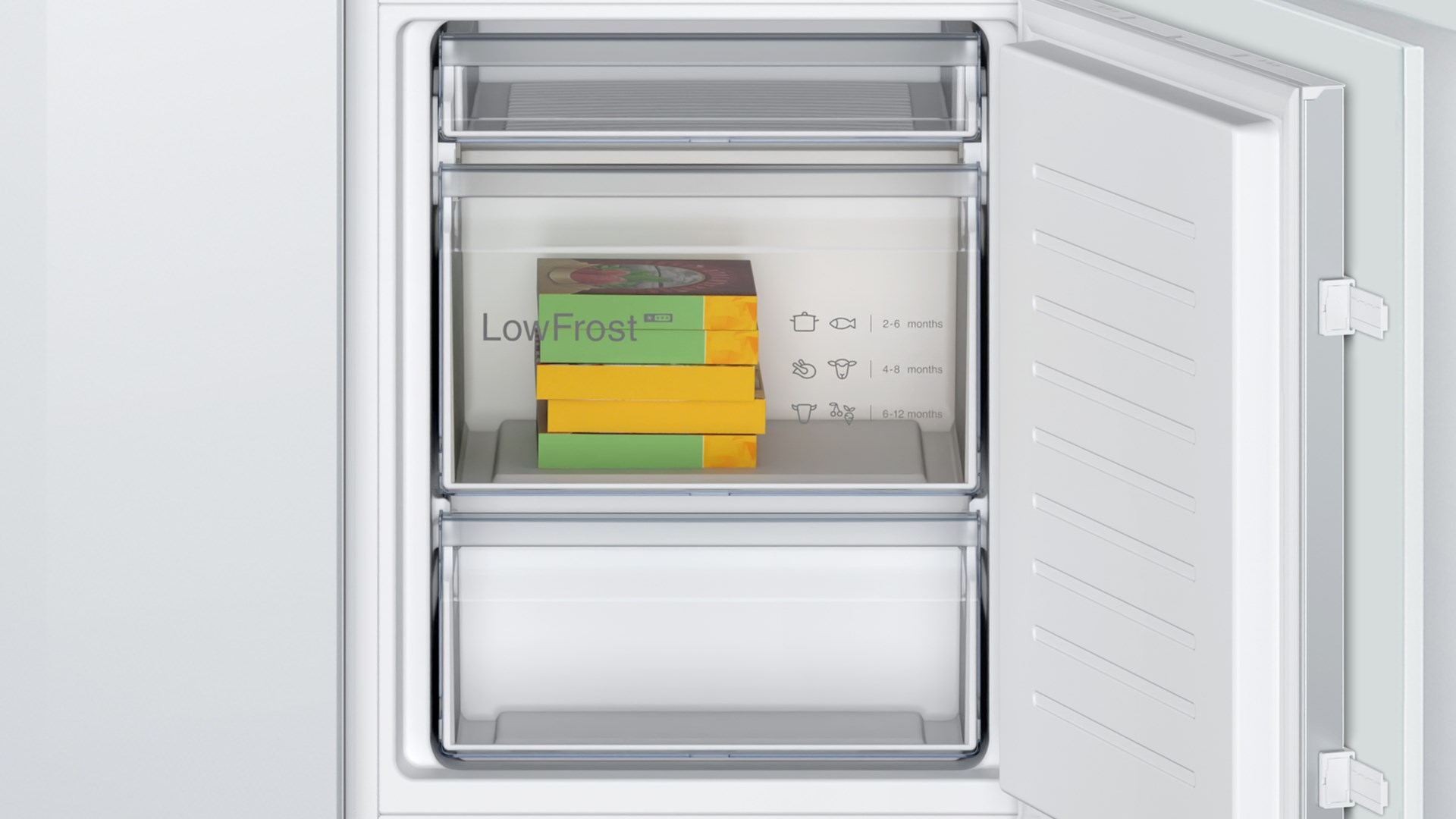 Bosch Serie 2 KIV86NSE0 fridge-freezer Built-in 267 L E White