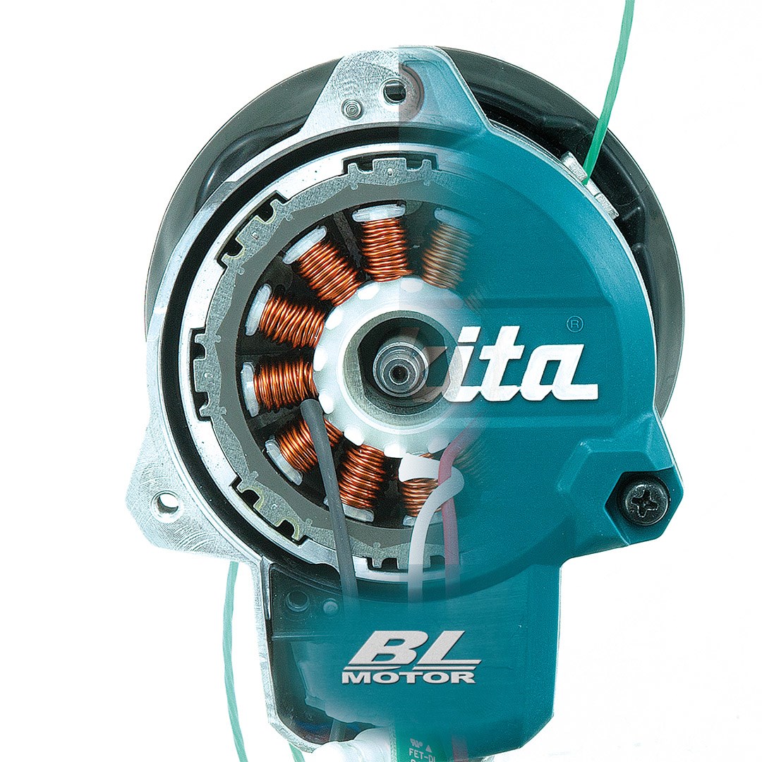Makita DUR368LZ brush cutter/string trimmer 35 cm Battery Black Blue