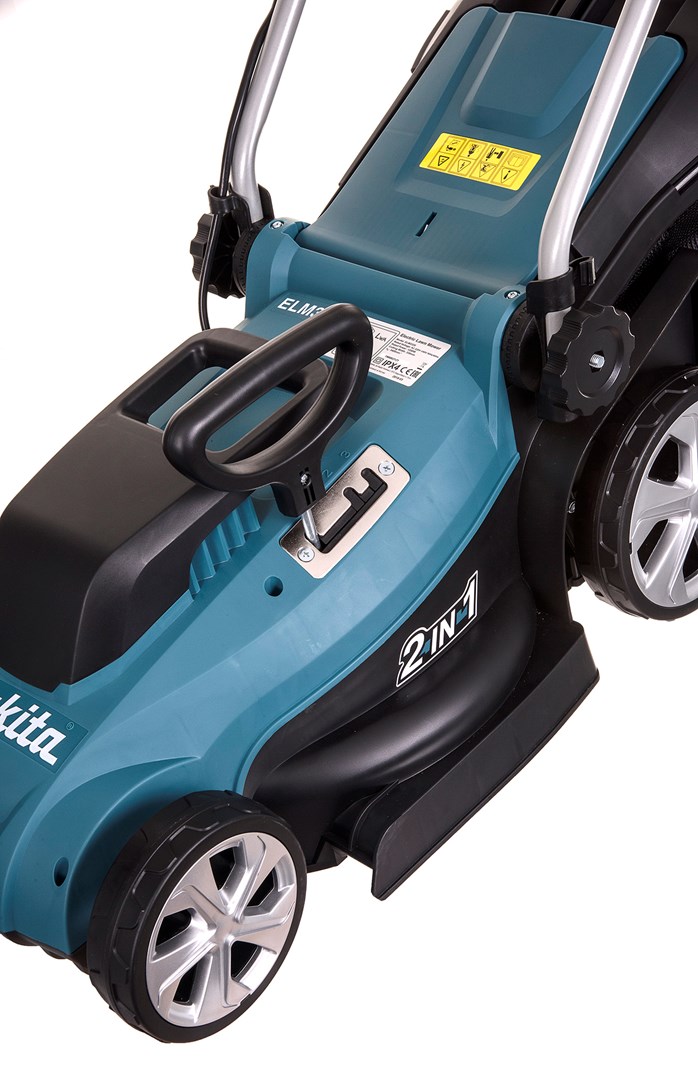 Makita ELM3320 lawn mower Walk behind lawn mower Black Turquoise AC