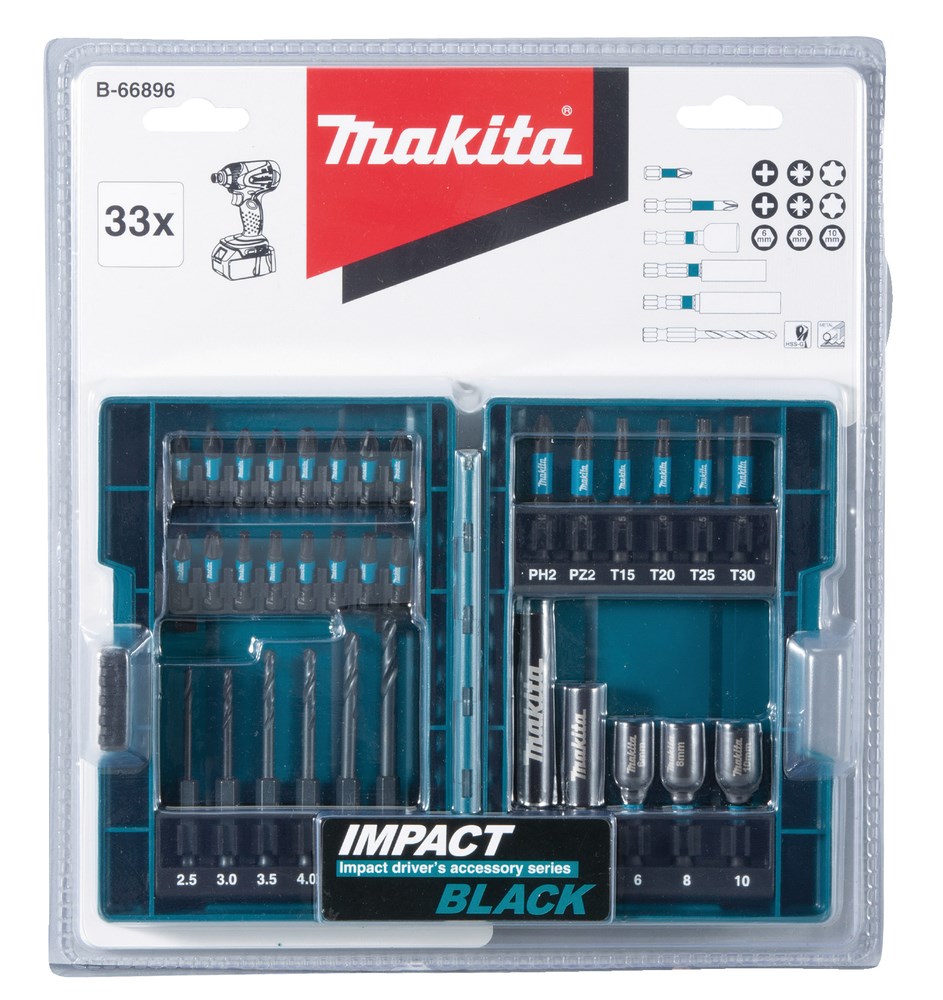 Makita B-66896 drill bit Drill bit set