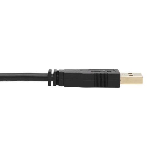 Tripp Lite DisplayPort KVM Cable Kit - DP, USB, 3.5 mm Audio (3xM/3xM) + USB (M/M), 4K, 4:4:4, 6 ft. (1.83 m), Black
