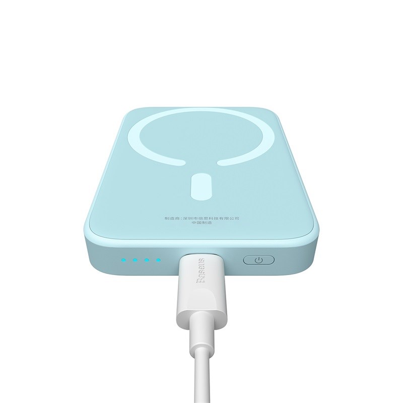 Baseus Magnetic Mini Air P10059002313-00 Lithium polymer power bank 6000 mAh Blue