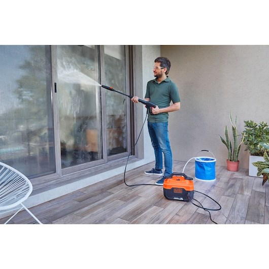 Black & Decker BEPW1300H-QS pressure washer Compact Electric 312 l/h Orange