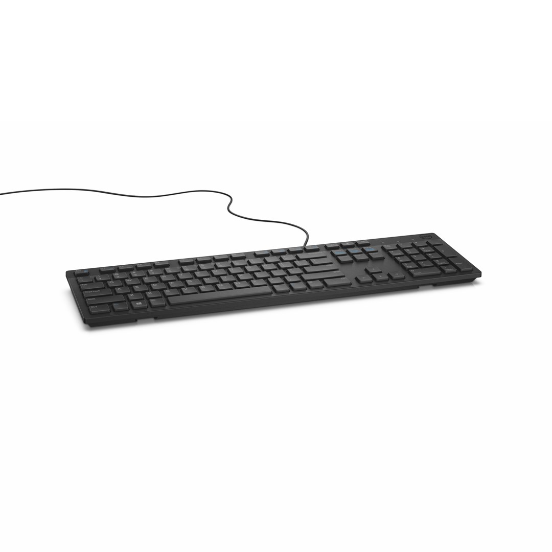 DELL Wired Keyboard - KB216 - US International (QWERTY) - Black - (RTL BOX)