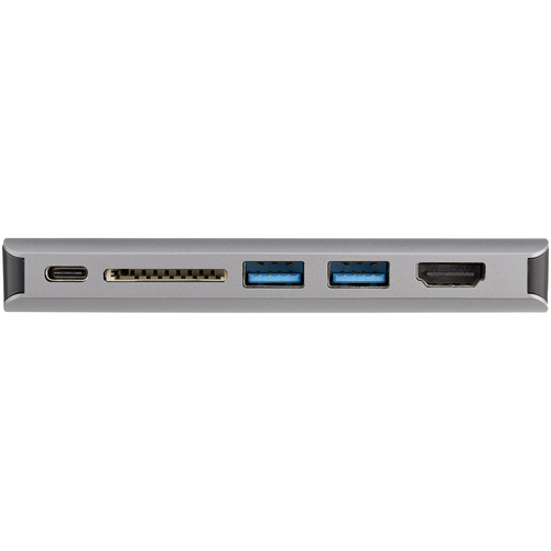 StarTech.com USB C Multiport Adapter - USB-C Mini Travel Dock w/ 4K HDMI or 1080p VGA - 3x USB 3.0 Hub, SD, GbE, Audio, 100W PD Pass-Through - Portable Docking Station for Laptop/Tablet