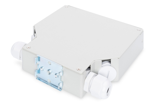Digitus Din Rail Splice Box for 8 LC/DX couplers