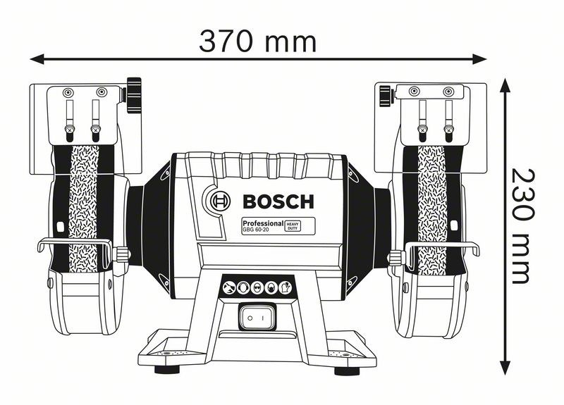 TABLE GRINDER FI 200/32 MM 600W GBG 60-20 BOSCH