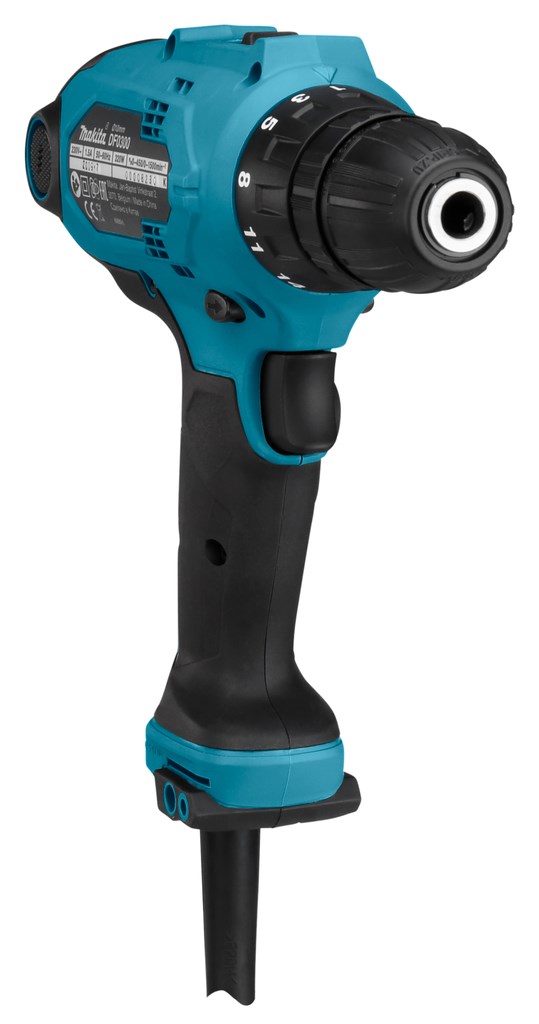 Makita DF0300 drill 1500 RPM Keyless 1.2 kg Black  Blue