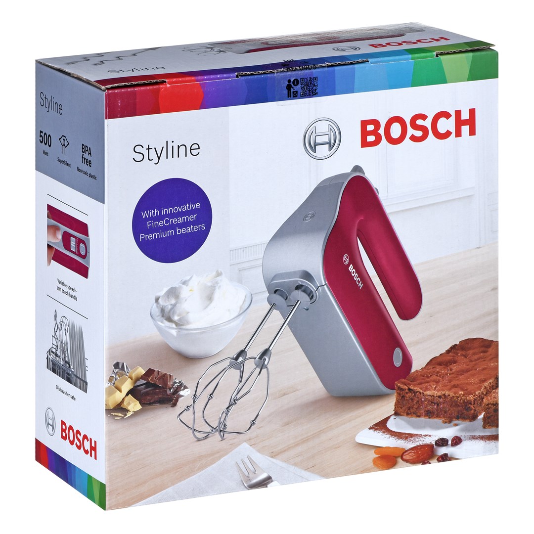 Bosch MFQ 40304 Hand mixer Red White 500 W