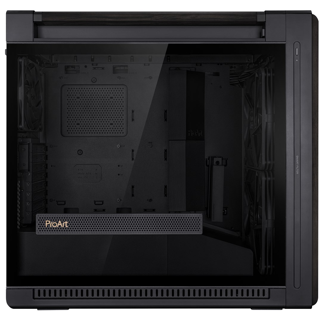 ASUS ProArt PA602 Wood Edition Midi Tower Black