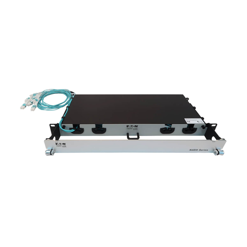 Tripp Lite Preloaded Fiber Panel, 1U - 6x (4x LC/LC Duplex M/M) 8F Trunk Cables, OM4 Multimode, 10 m (32.8 ft.)