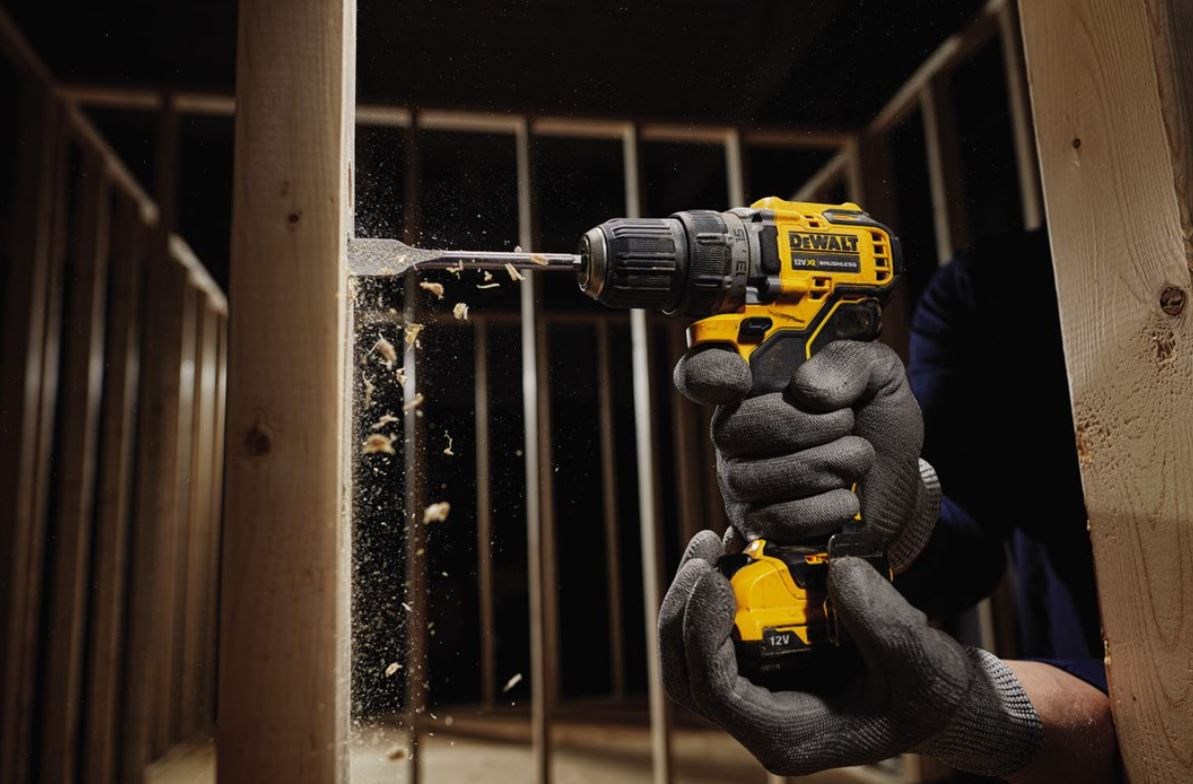 DEWALT DCD701D2-QW Cordless Drill 2x 12V 2Ah XR TSTAK Black  Yellow