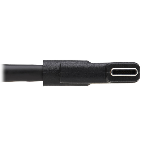 Tripp Lite U421-20N-G2-RA USB-C Extension Cable (M/F) - USB 3.2 Gen 2 (10Gbps), Thunderbolt 3 Compatible, Right-Angle Plug, 20 in. (0.5 m)