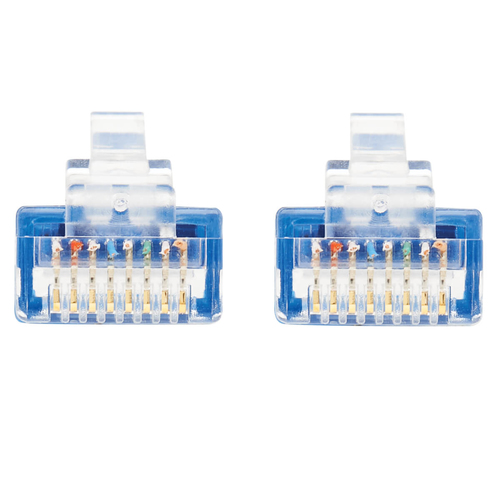 Tripp Lite N200-UR6N-BL Cat6 Gigabit Molded Ultra-Slim UTP Ethernet Cable (RJ45 M/M), Blue, 6-in. (15.24 cm)