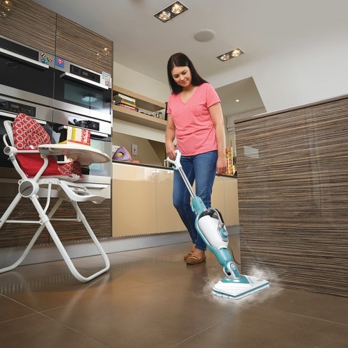 Black & Decker BHSM1610DSM Portable steam cleaner 0.5 L 1600 W Aqua colour White