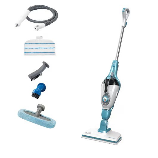 Black & Decker FSMH1321 steam cleaner Upright steam cleaner 0.5 L Blue White 1300 W