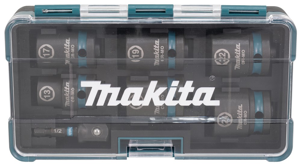 Makita E-16592 impact socket Impact socket set Black  Teal