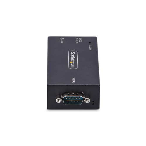 StarTech.com 1-Port Serial to Ethernet Adapter, 802.3af PoE IP Serial Device Server For Remote RS232 Devices, Wall/DIN Rail Mountable, RJ45 LAN to DB9 Serial Converter, TAA