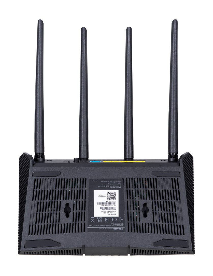 ASUS RT-AX57 wireless router Gigabit Ethernet Dual-band (2.4 GHz / 5 GHz) Black