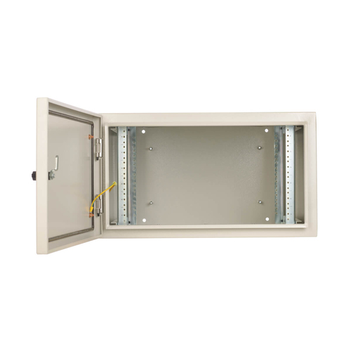 Tripp Lite SRN4G6UDP SmartRack Industrial Enclosure with Lock - NEMA 4, Wall Mount, Metal Construction, 20.5 in. Depth, 6U, Gray