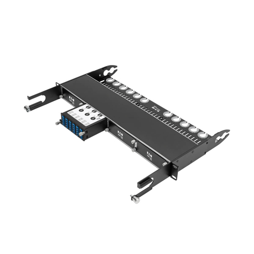 Tripp Lite N484-3M8L12S 40/100Gb Singlemode Fiber Breakout Cassette, 40Gb to 4 x 10Gb, 100Gb to 4 x 25Gb, (x3) 8-Fiber MTP/MPO (APC) to (x12) LC (UPC) Duplex 9/125, N484 Chassis