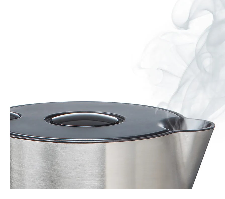 Bosch TWK8611P electric kettle 1.5 L 2400 W Anthracite, Stainless steel, White