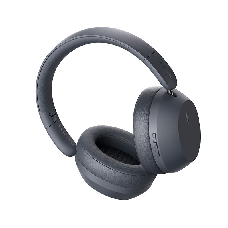 Baseus Bass 35 Max Headphones Wired & Wireless Head-band Music USB Type-C Bluetooth Grey
