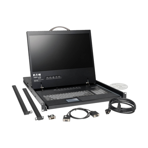 Tripp Lite B040-008-19 NetController 8-Port 1U Rack-Mount Console KVM Switch with 19-in. LCD