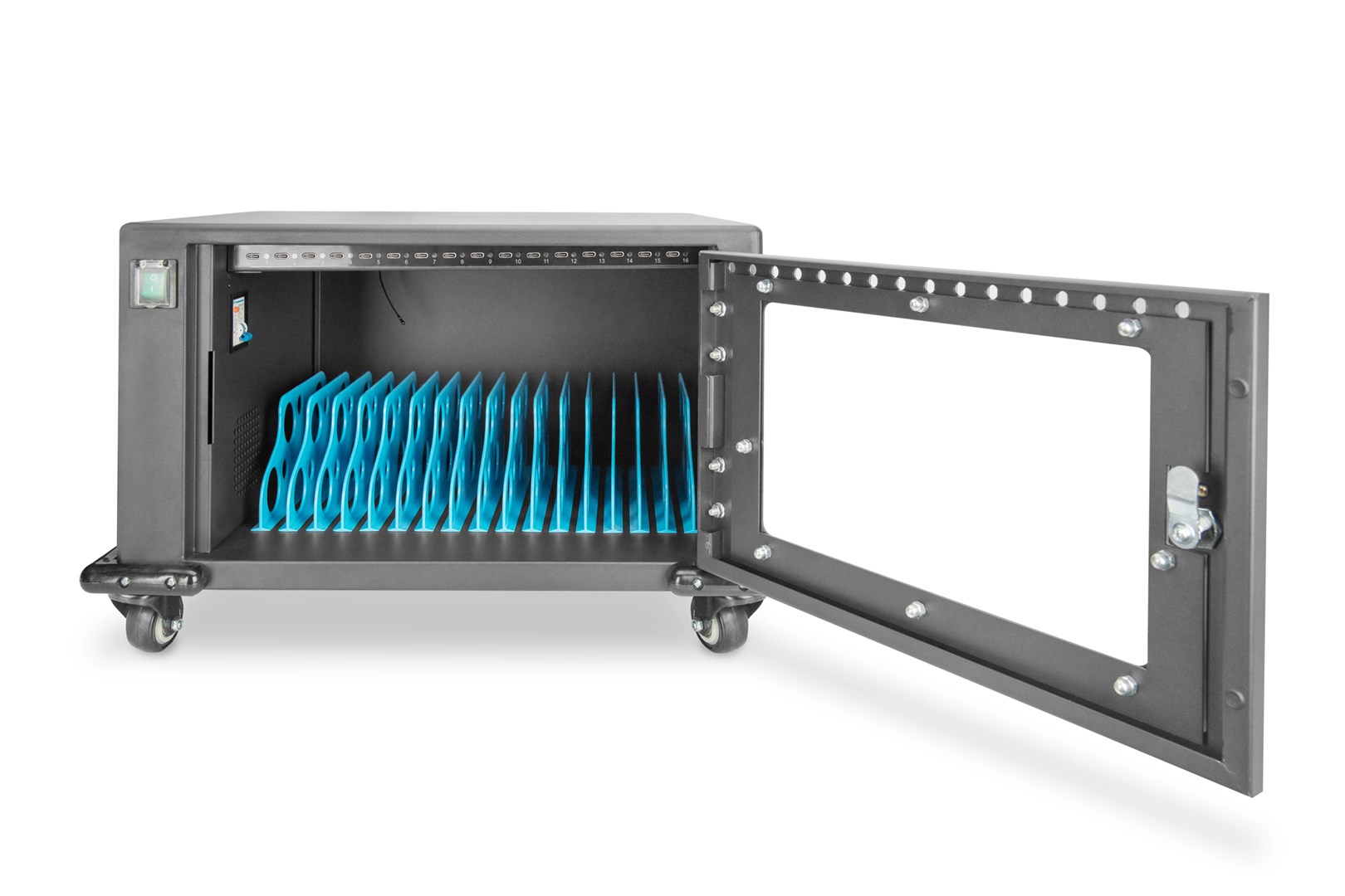 Digitus Mobile charging cabinet for 16 tablets up to 13 inches, USB- C