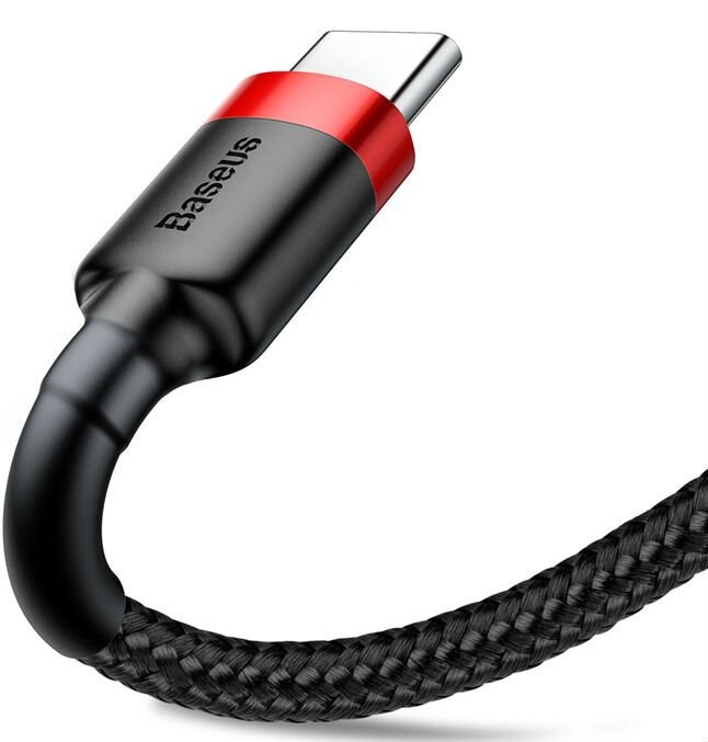 Baseus Cafule USB cable 2 m USB A USB C Black, Red
