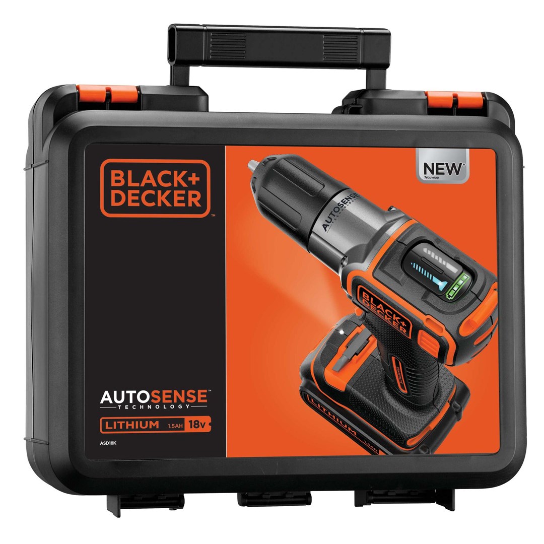 Black & Decker ASD18K Keyless Black Orange
