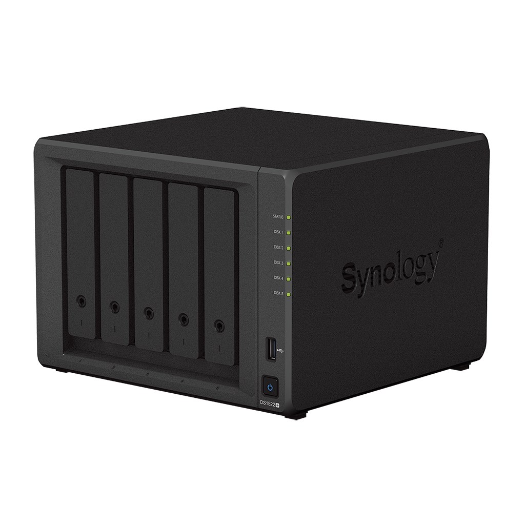 SYNOLOGY DISKSTATION DS1522+ NAS/STORAGE SERVER TOWER ETHERNET LAN BLACK R1600