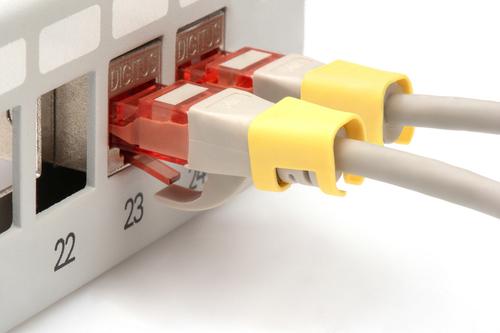 Digitus Color clips for Patch cable - Yellow