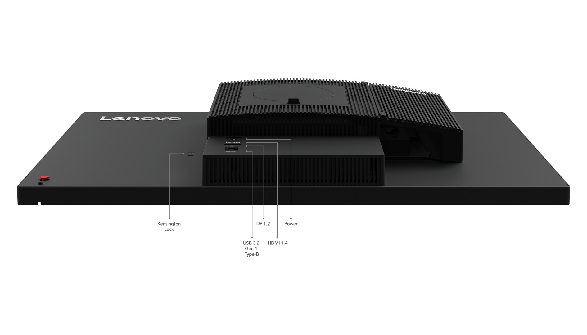 Lenovo ThinkCentre Tiny-In-One 24 Gen 5 LED display 60.5 cm (23.8") 1920 x 1080 pixels Full HD Black