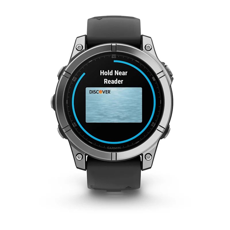 Garmin Fenix E 3.3 cm (1.3") AMOLED 47 mm Digital 454 x 454 pixels Touchscreen Stainless steel Wi-Fi GPS (satellite)