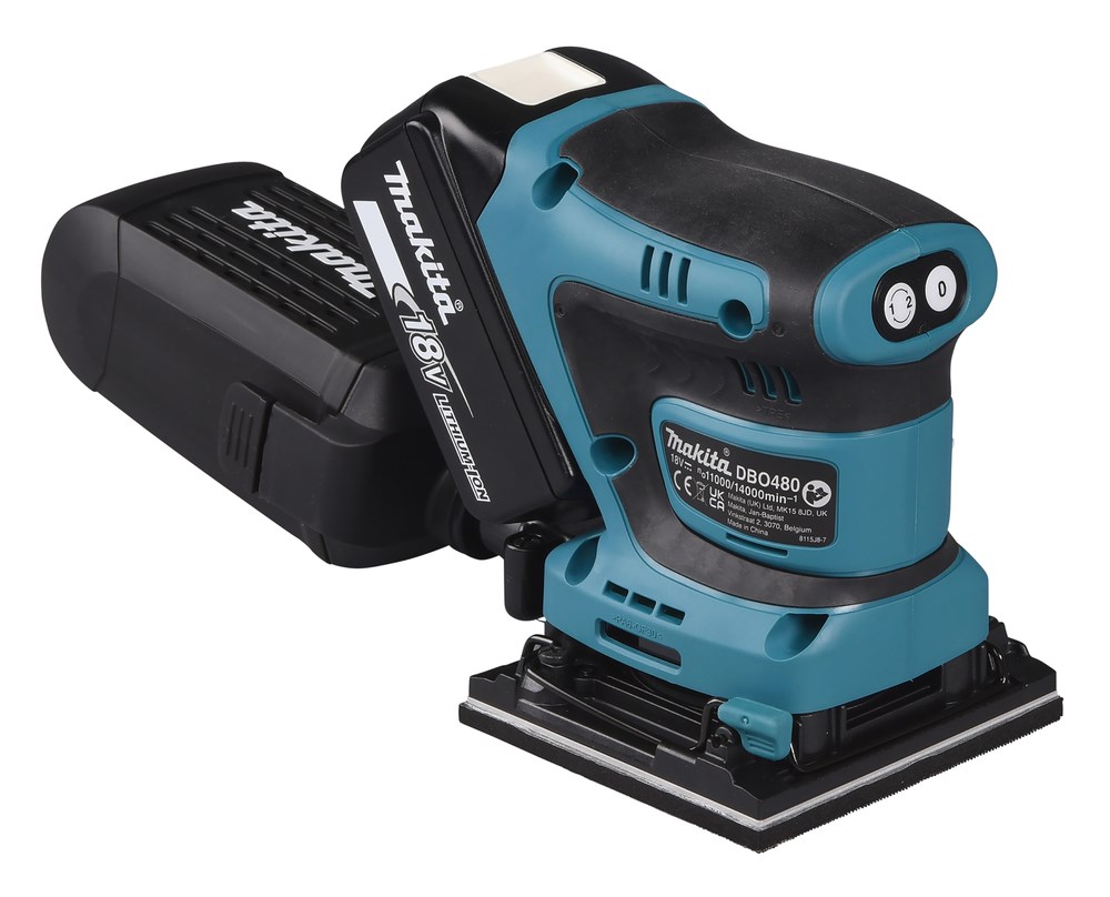 Makita DBO480Z portable sander Random orbital sander 14000 OPM Black  Blue 210 W