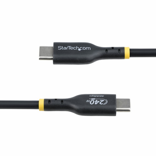 StarTech.com 4m USB-C Charging Cable, USB-IF Certified USB C Cable, 240W PD EPR, USB 2.0 Type-C Laptop Charger Cord, USB-C Data Transfer Cable, TPE Jacket, M/M