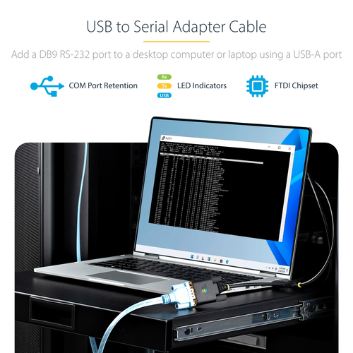 1P10FFC-USB-SERIAL - Cables & Adaptors by StarTech.com